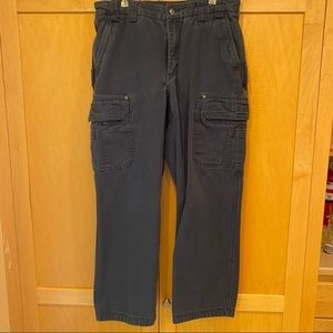 Duluth Trading Fire Hose Cargo Pants 36 Blue